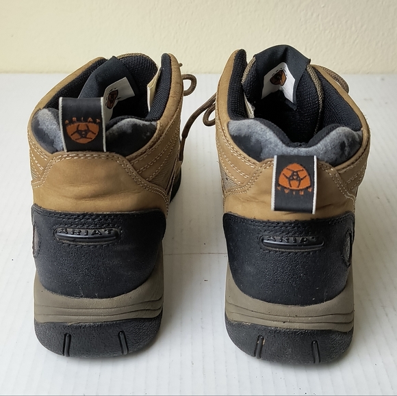 Ariat Terrain Boots 8B Hiking Riding Taupe  Outdoor Lace Up - Picture 9 of 14